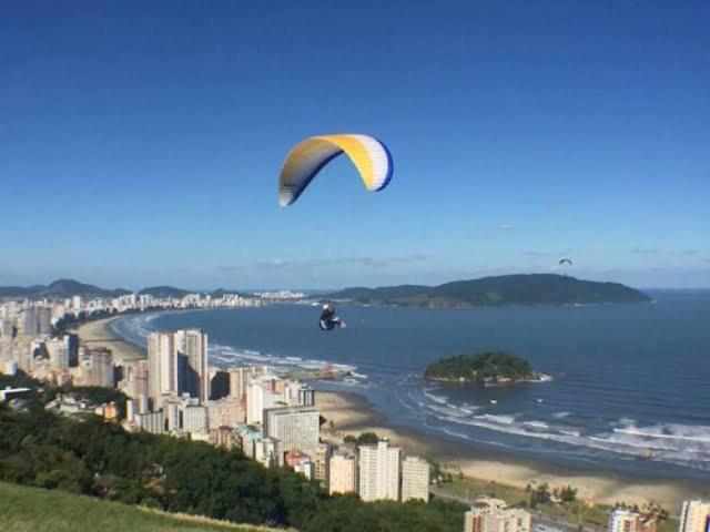 Apartamento Top Com Vista Incrivel São Vicente Exterior foto